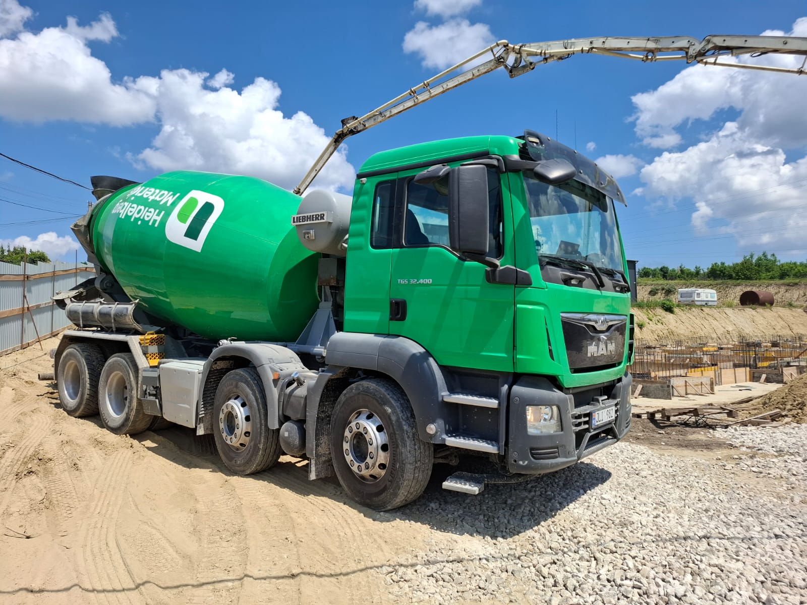 Autobetonieră DARSAN — livrare beton în Chișinău